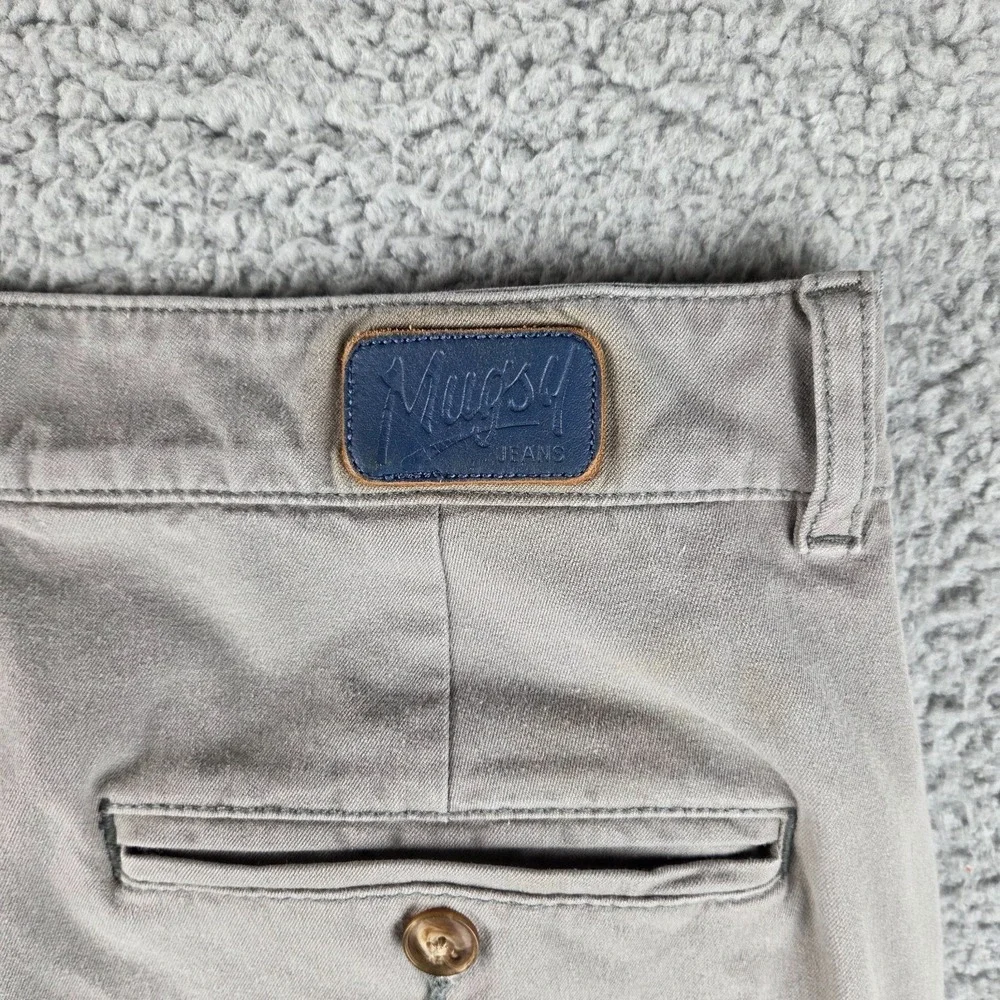 Mugsy Pants Mens 32x30 Gray Damens Chinos Stretch Straight‎ Comfort K4PNDA
